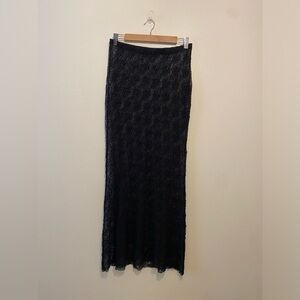 Zara Black Maxi Pencil Skirt for Cocktail. Size M . Style 1058/175/800